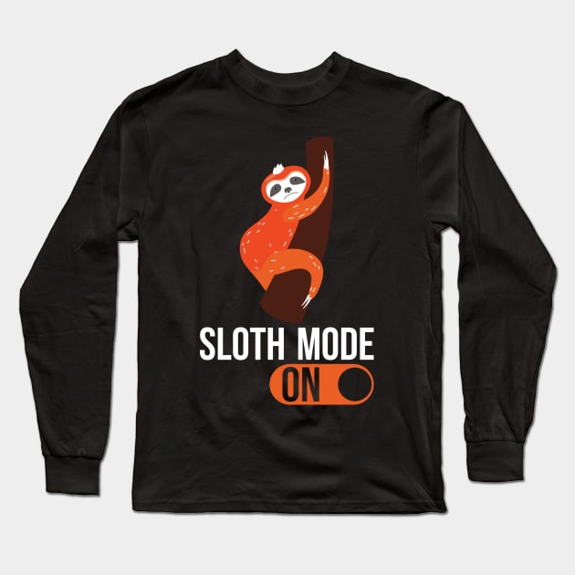 Cutie Sloth Long Sleeve T-Shirt by The Sarah Gibs